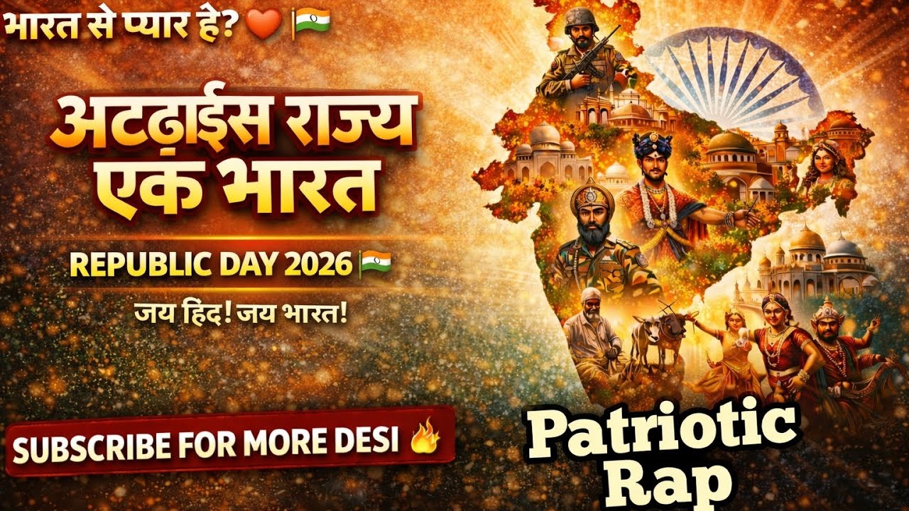 28 राज्य, एक पहचान 🇮🇳 | भाषा बदले पर दिल एक समान | India Unity Video #new #Rap #deshbhakti #indianra