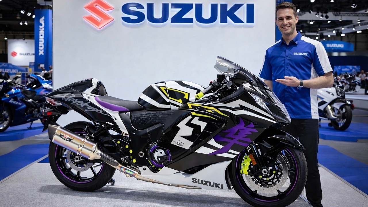 Официально представлен мотоцикл Suzuki GSX-R13000 Hayabusa 2026 года!!