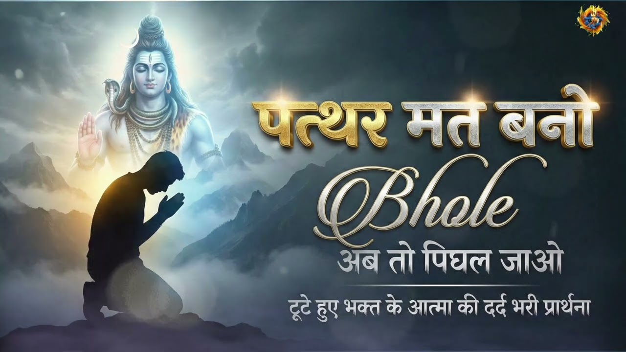 रोते दिल की पुकार 😭 | पत्थर मत बनो भोले, अब तो पिघल जाओ | Painful Shiv Bhajan | Heart Touching Song