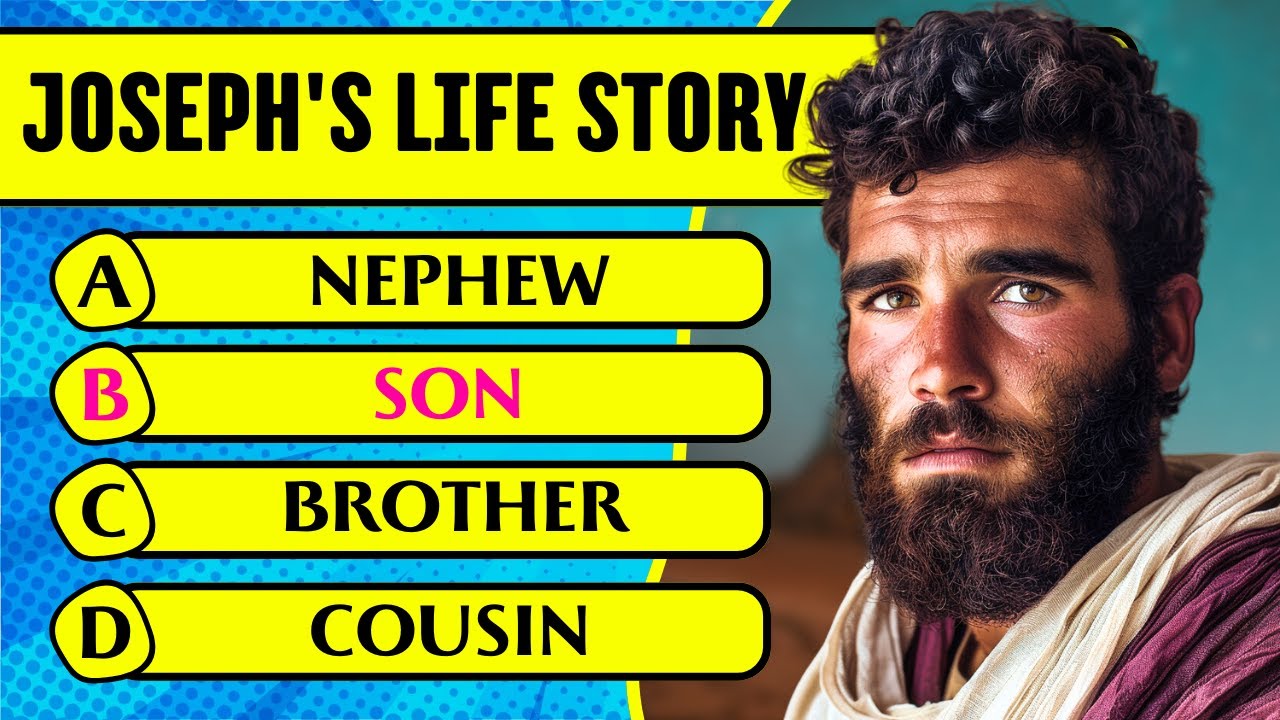 Joseph's Life Story Bible Quiz (50 Hardest Questions & Answers to Test Your Bible Knowledge)