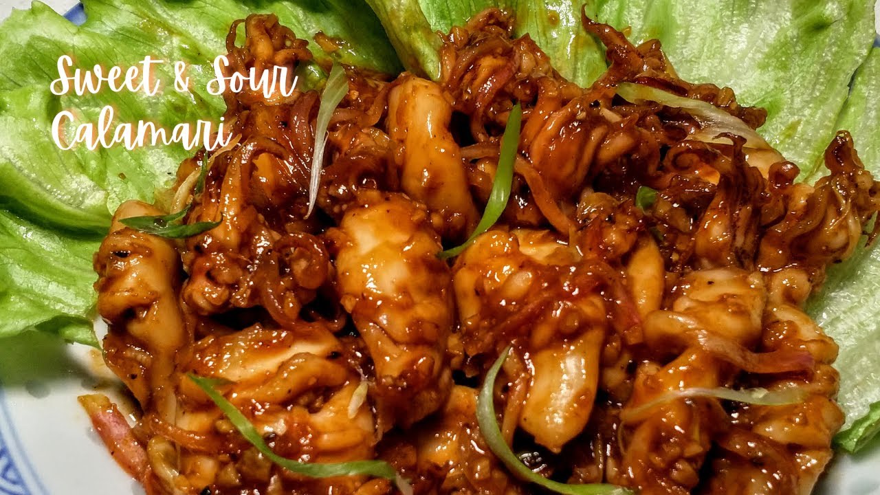 Sweet and Sour Calamari