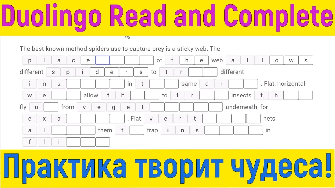DET (Duolingo) Read and Complete: Практика на Настоящих Вопросах. 30.11.2025