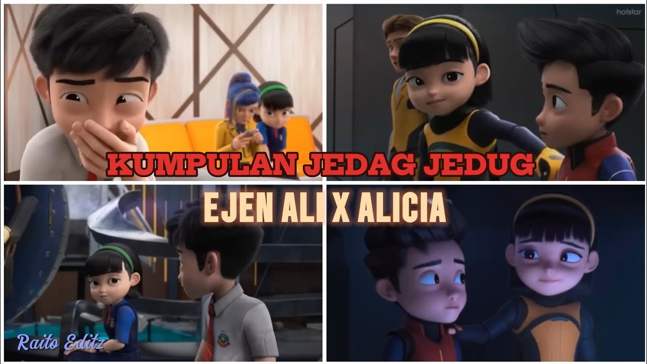 Kumpulan jedag jedug Ejen Ali x Alicia 🔥🥰#jj#ejenali#ejenalicia#ali#ejenalimusim3