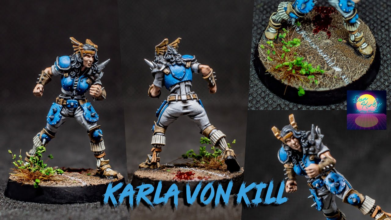KARLA VON KILL | Blood Bowl Star Player - Resin miniature.