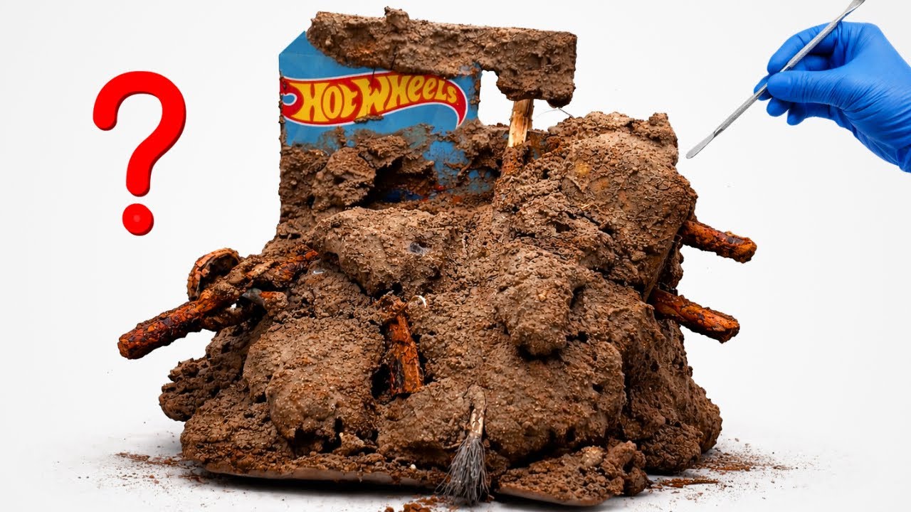 I Found Hidden Treasure Underground&hellip; Hot Wheels ASMR Cleaning