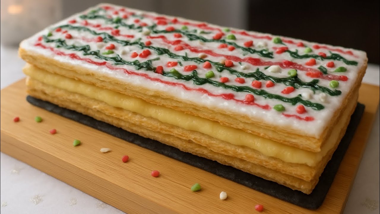 🎄 Millefeuille de Noël : le dessert qui fera  sensation recette numéro 10