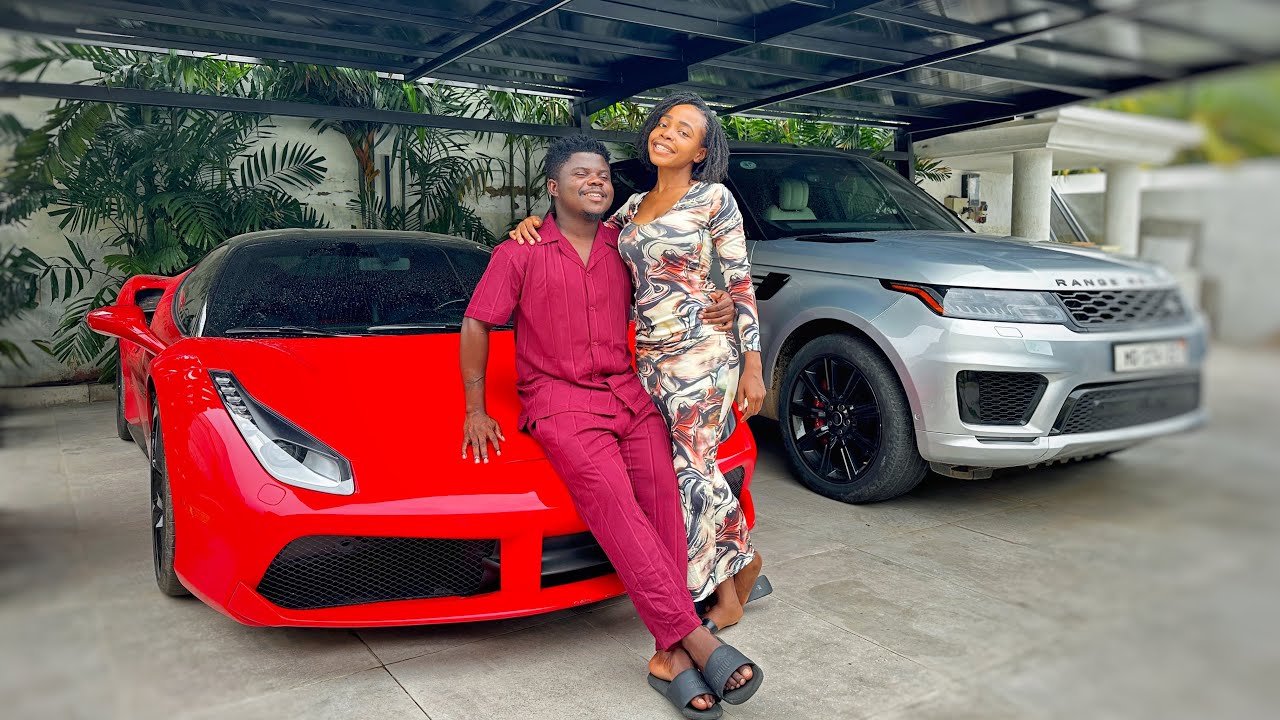 Driving My Kenya Dad in A Ferrari For The First Time In Ghana!