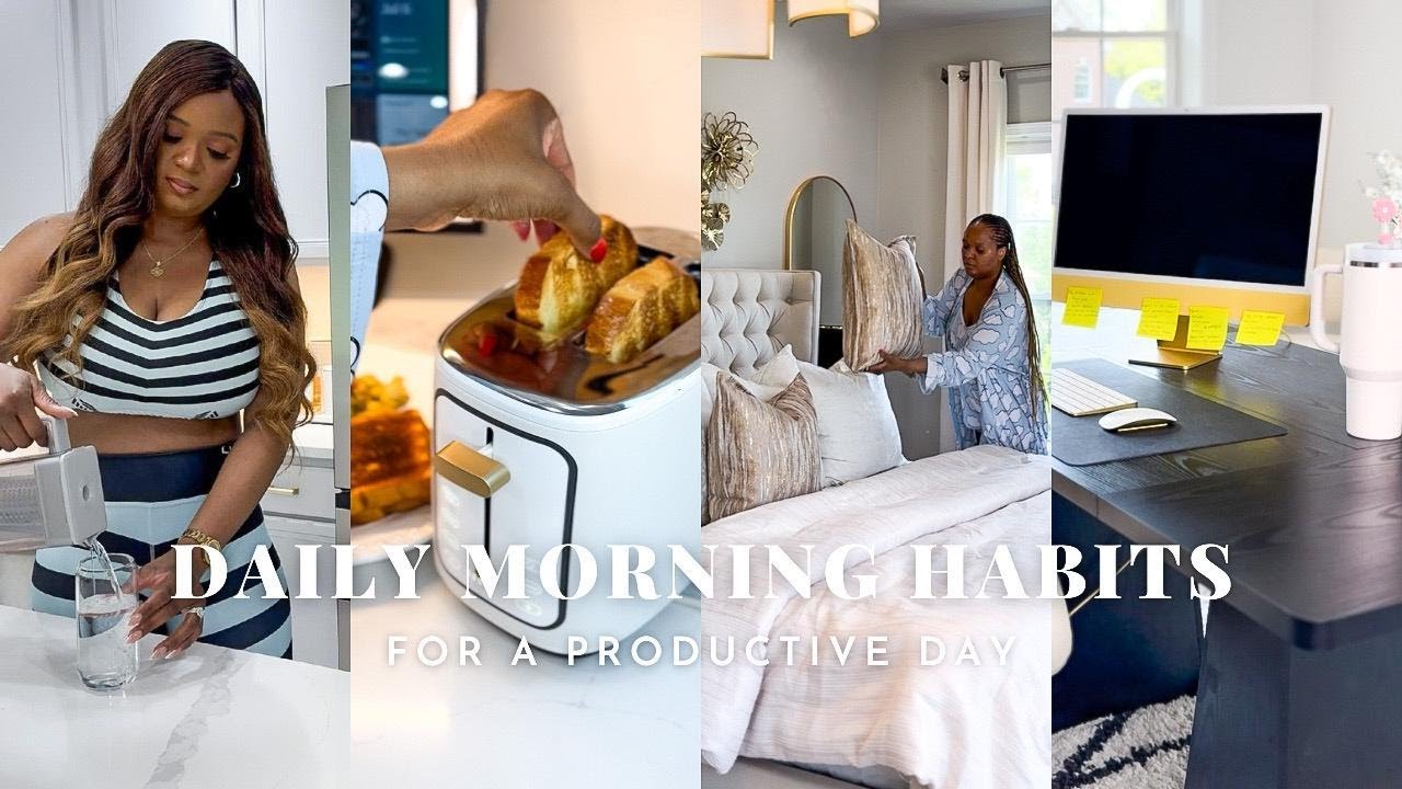 DAILY MORNING HABITS FOR A PRODUCTIVE WEEK (7AM SUMMER MORNING ROUTINE) | OMABELLETV
