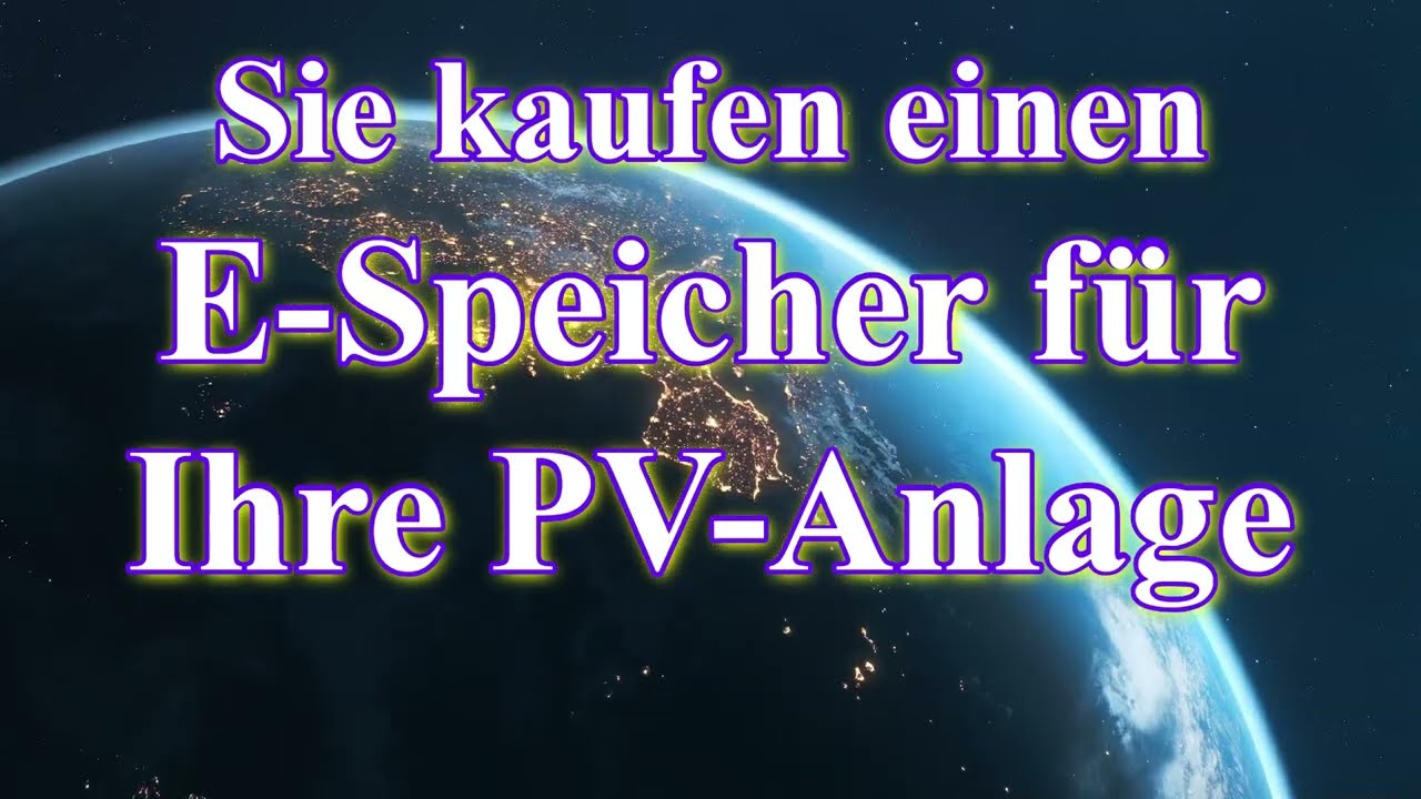 Einsparung durch E-Speicher, aber der Rest von den E-Werken kostet Sie viel mehr ?