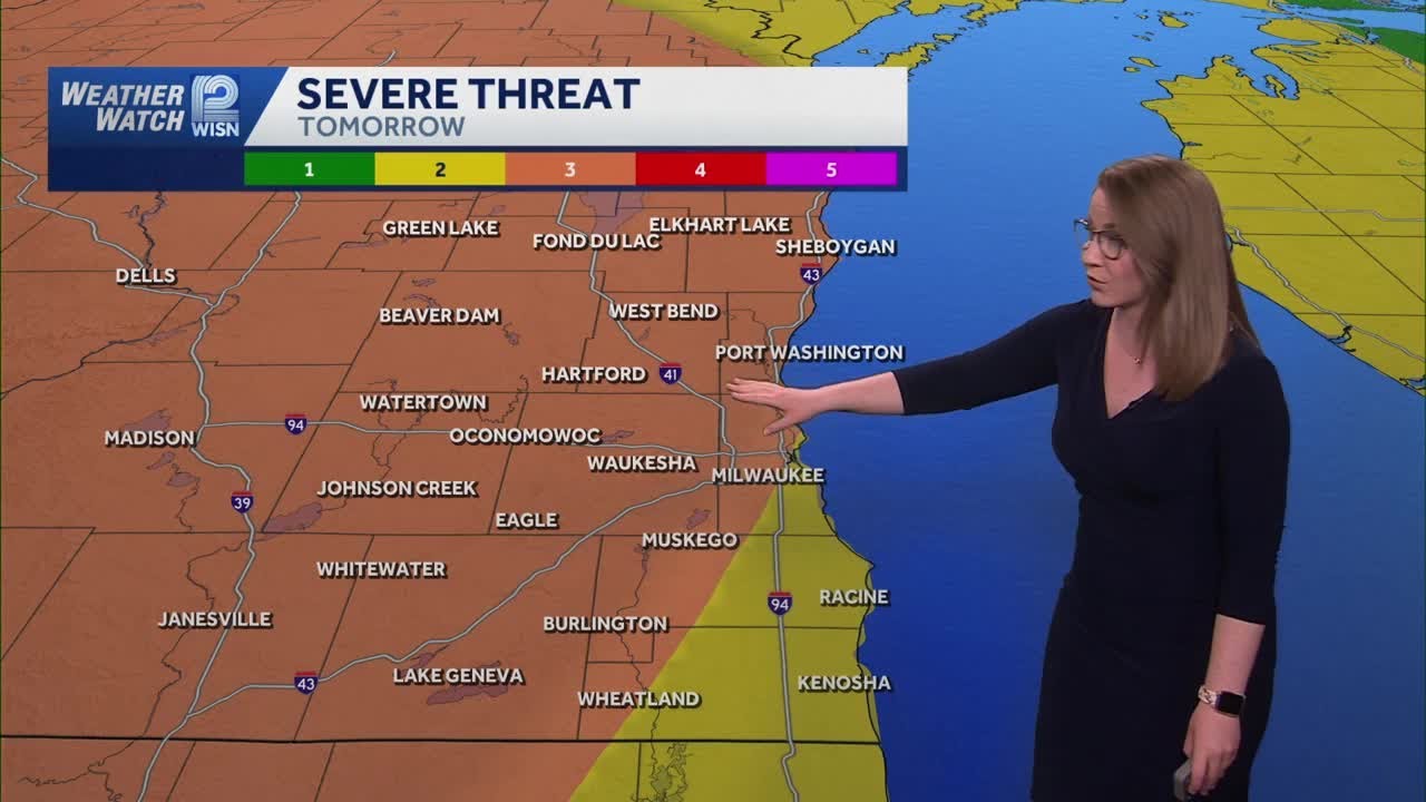 6/9 Warm and humid ahead of severe storm chances this week in SE Wisconsin