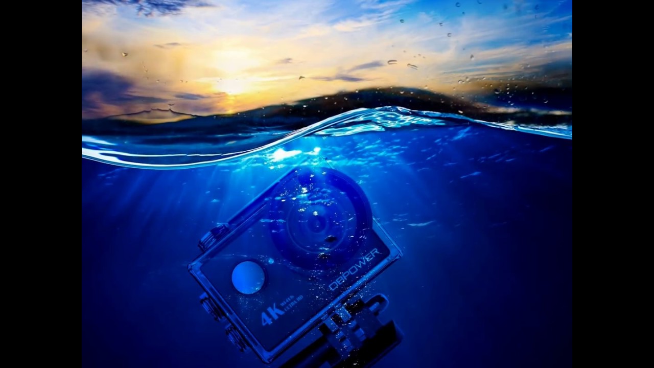 DBPOWER 4K Action Camera - Waterproof 12MP WIFI Sports Camera