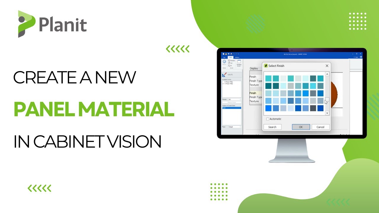 How to Create a New Panel Stock Material in Cabinet Vision (Beginner)