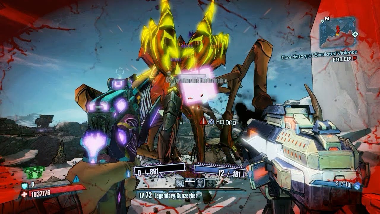 COMO INVOCAR VERMIVOROUS, O INVENCÍVEL (DIFICULDADE EXTREMA) BORDERLANDS 2