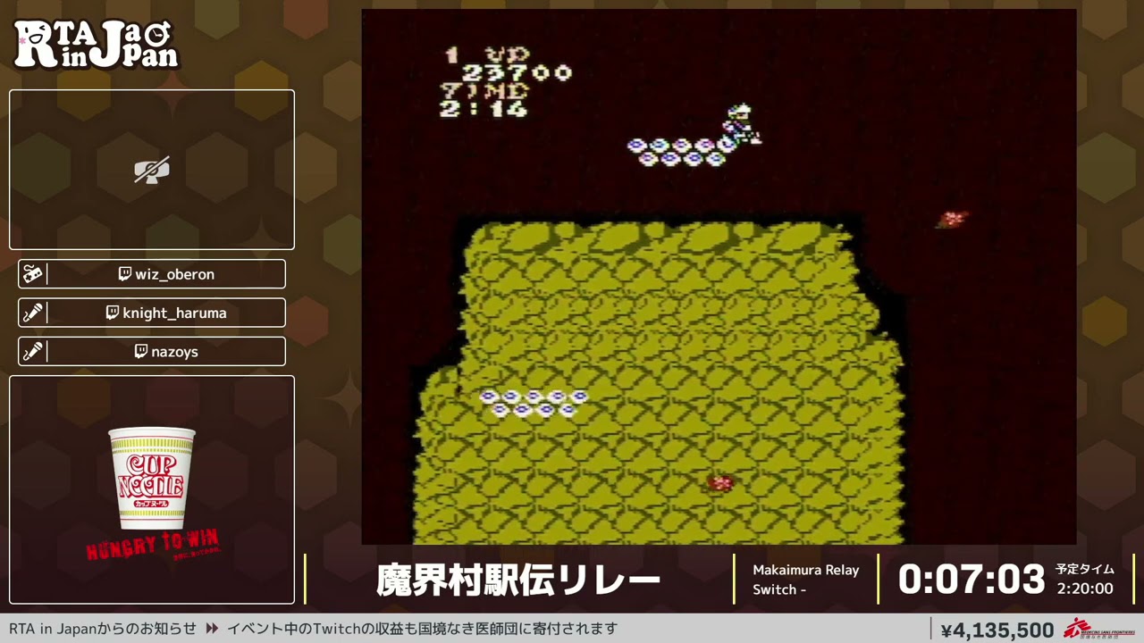 魔界村駅伝リレー - RTA in Japan Winter 2021