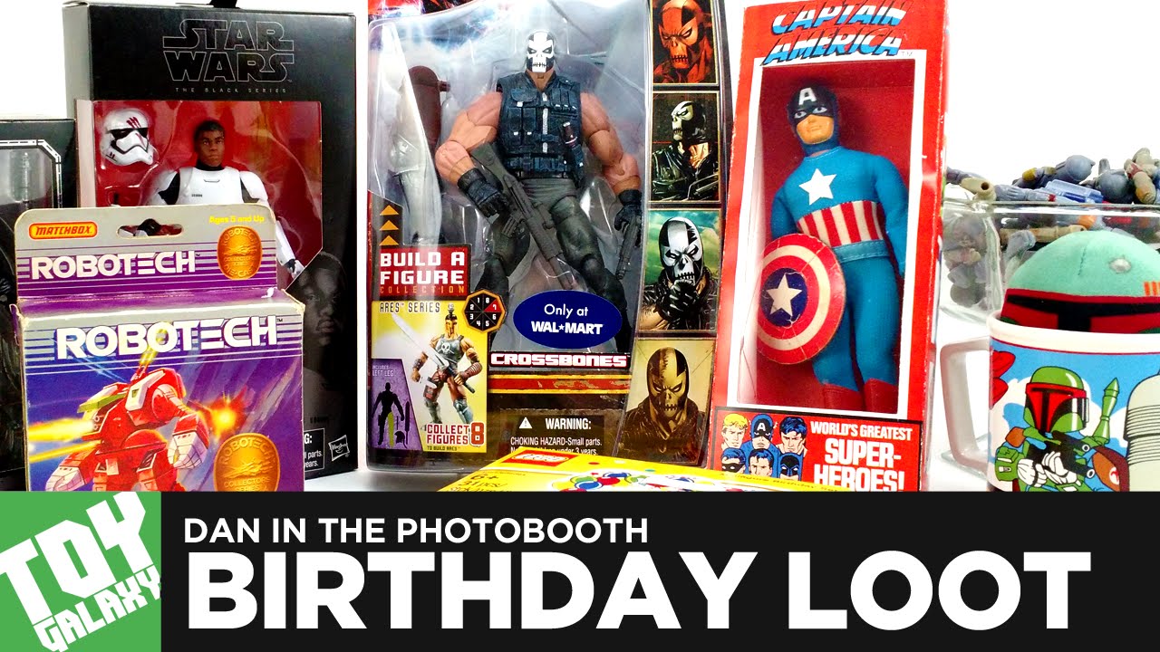 Dan in the Photobooth #35: Birthday Loot (Vintage Boba Fett, Darth Maul, Mego Captain America)