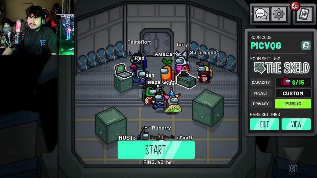 Allnighterrr Playingg Among usssss....