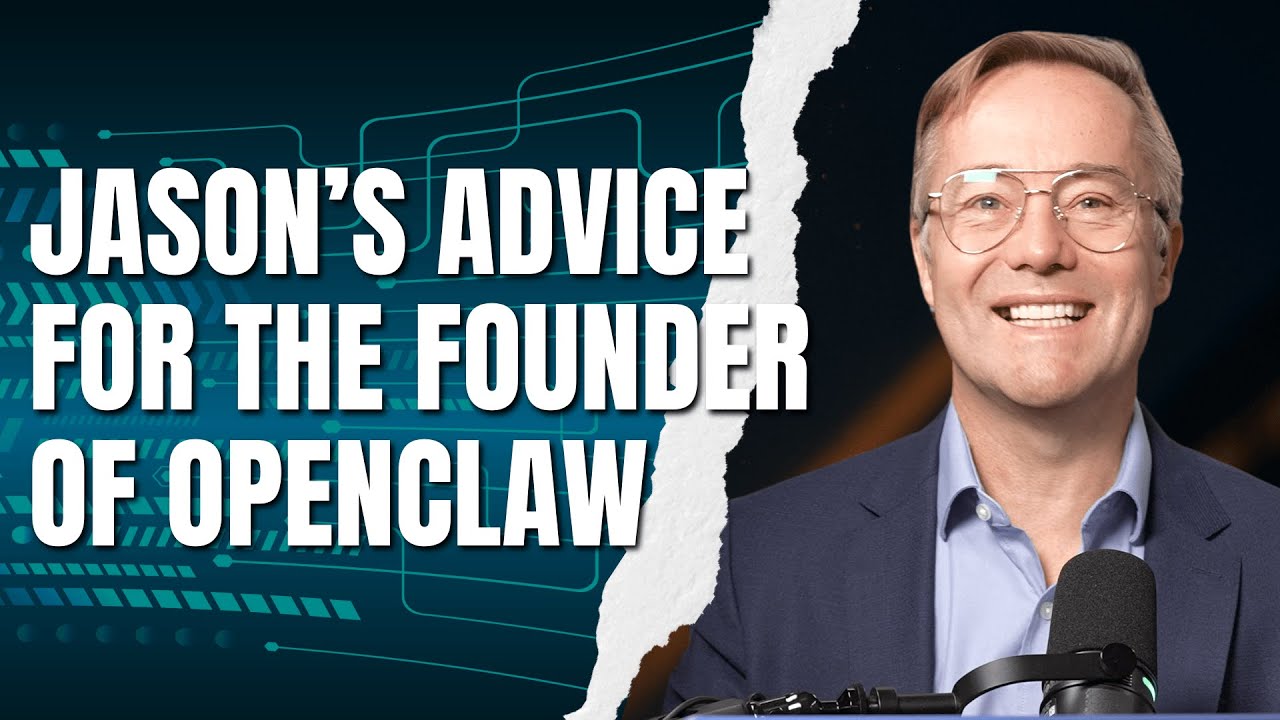 Jason’s Advice for the founder of OpenClaw, Peter Steinberger