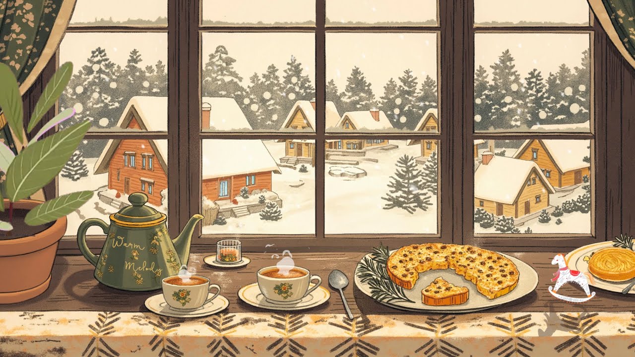 Warm Morning with fragrant scones, tea 🍵🎶 a quiet lofi playlist for quiet people