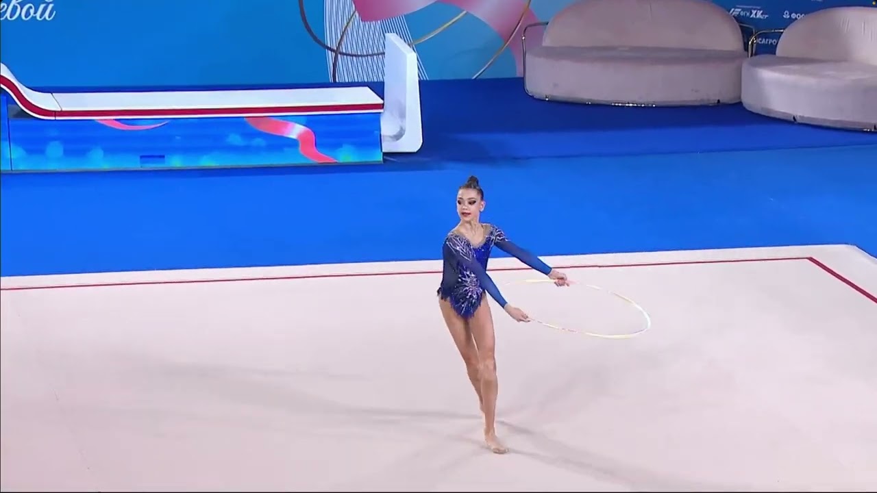 Uliana Yanus hoop final Grand Prix 2025 29.75 3rd no medal