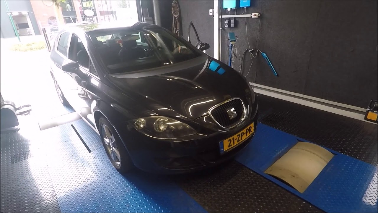 ERG Seat Leon 1.9 tdi remap and 0-100 stock vs tuned