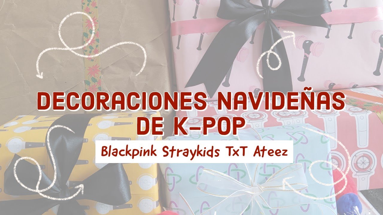 Decoraciones Navideñas Versión K-pop| DIY decoraciones navideñas fáciles|SuzuM