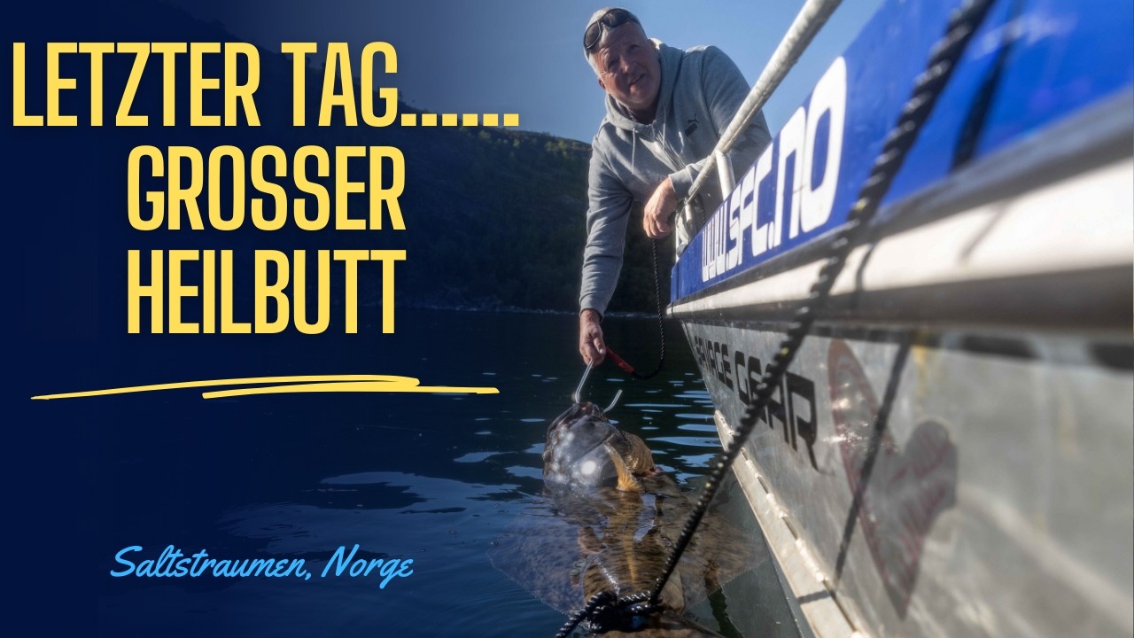 Auf Heilbutt-Jagd in Saltstraumen | Drei Freunde in Nordnorwegen