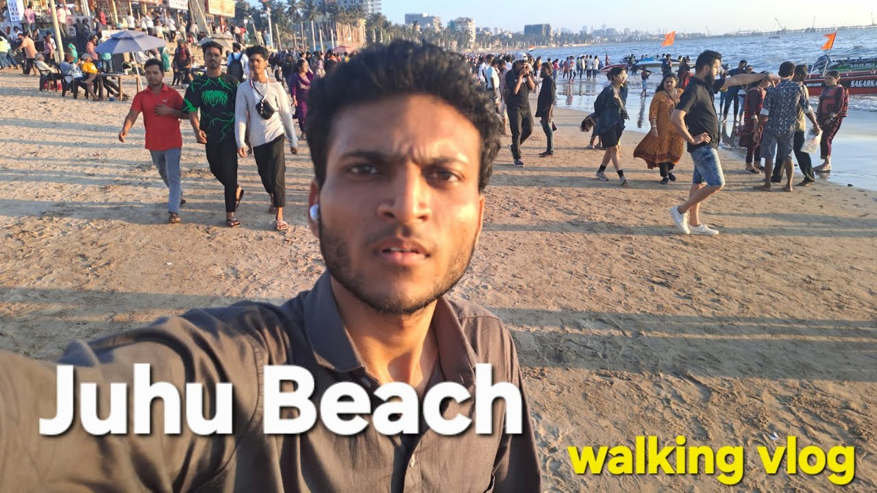 How to reach Juhu Beach from Vile parle statition #dailyvlog #juhu #juhubeach #beach 