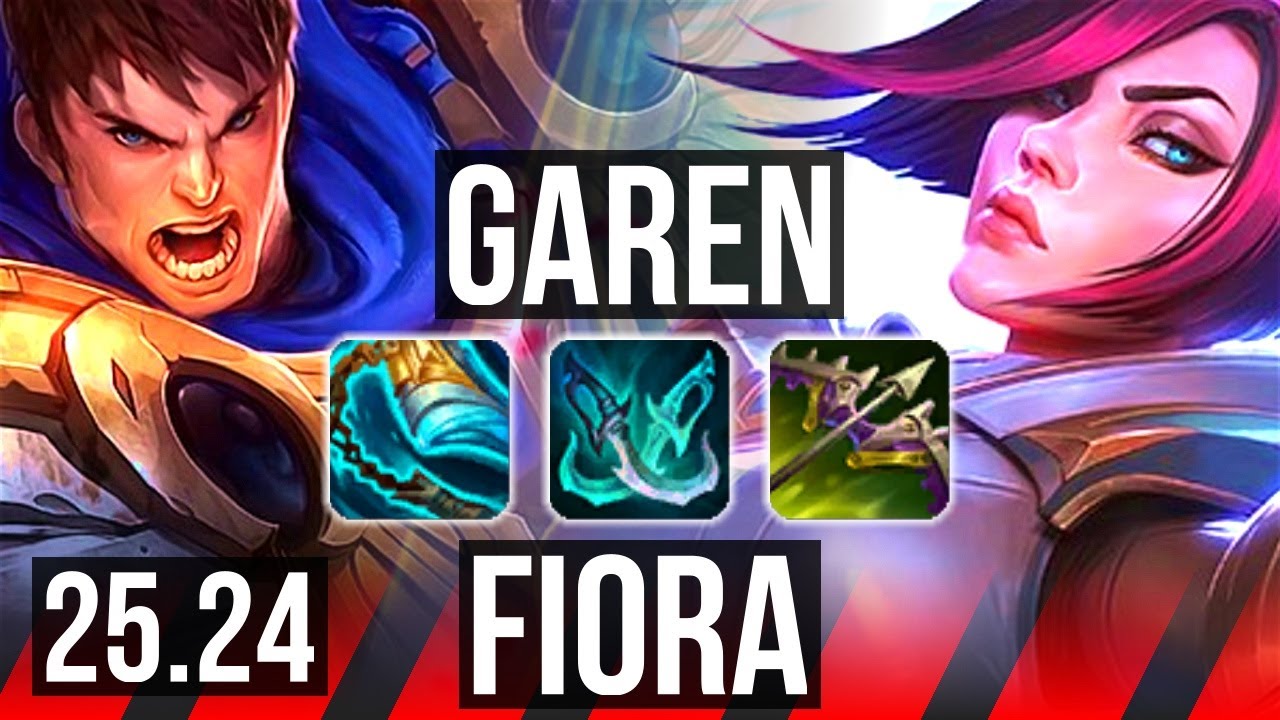 GAREN vs FIORA (TOP) | EUW Master | 25.24