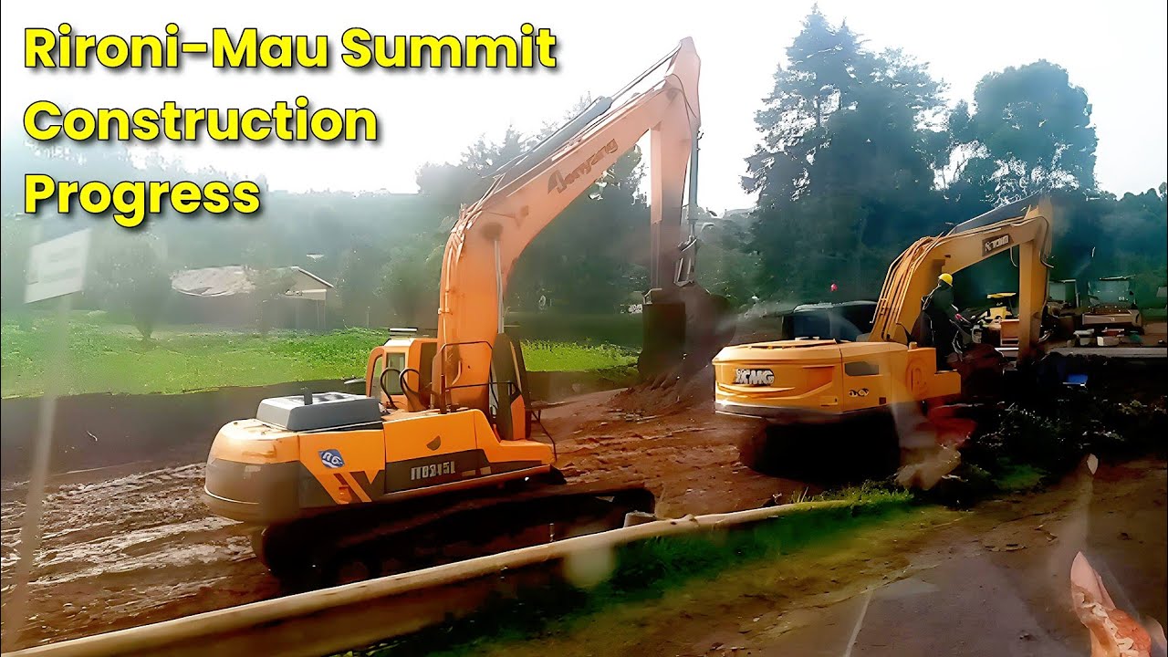 Rironi-Mau Summit road construction progress (from Soko Mjinga to Kangemi)