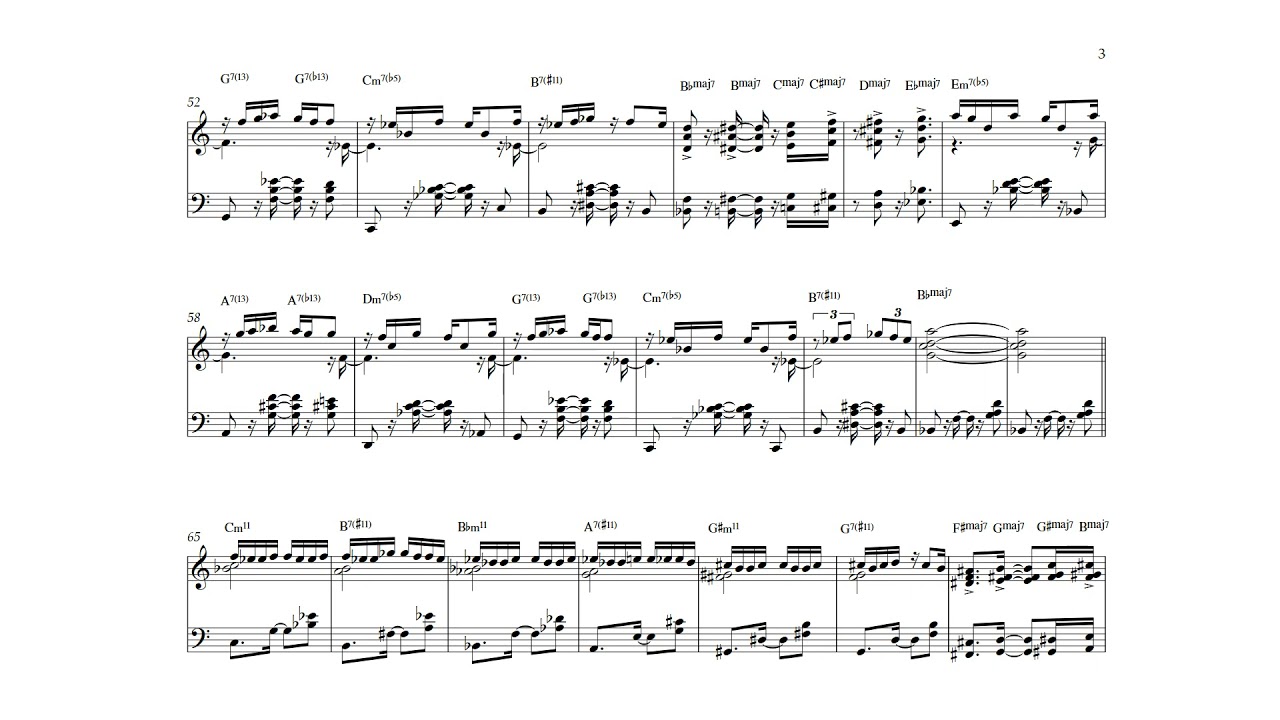 Bebê Hermeto Pascoal arranjo para piano