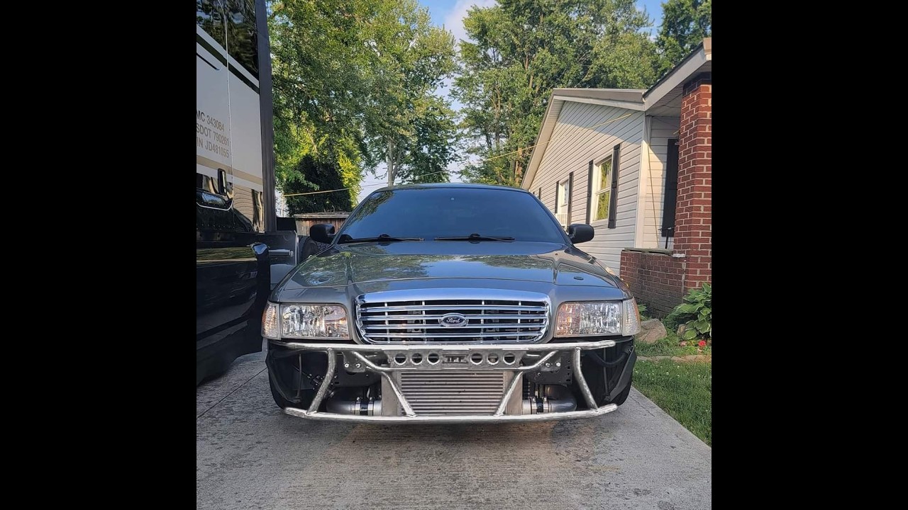 Crown Vic Drifting Home From Work
