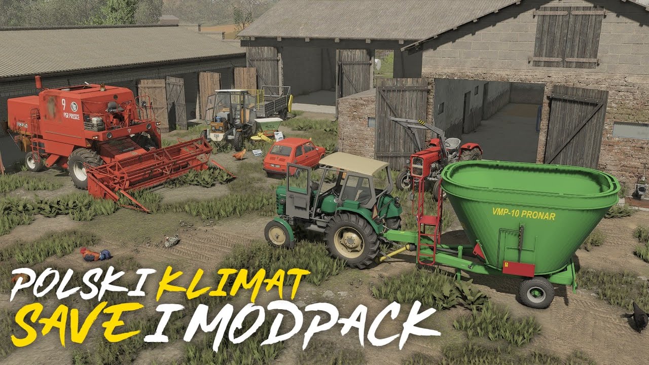 POLSKI SAVE I MODPACK 🔥Wrzosy  DOWNLOAD🔥☆Mega Klimat 🤯FS22🌾 OZI