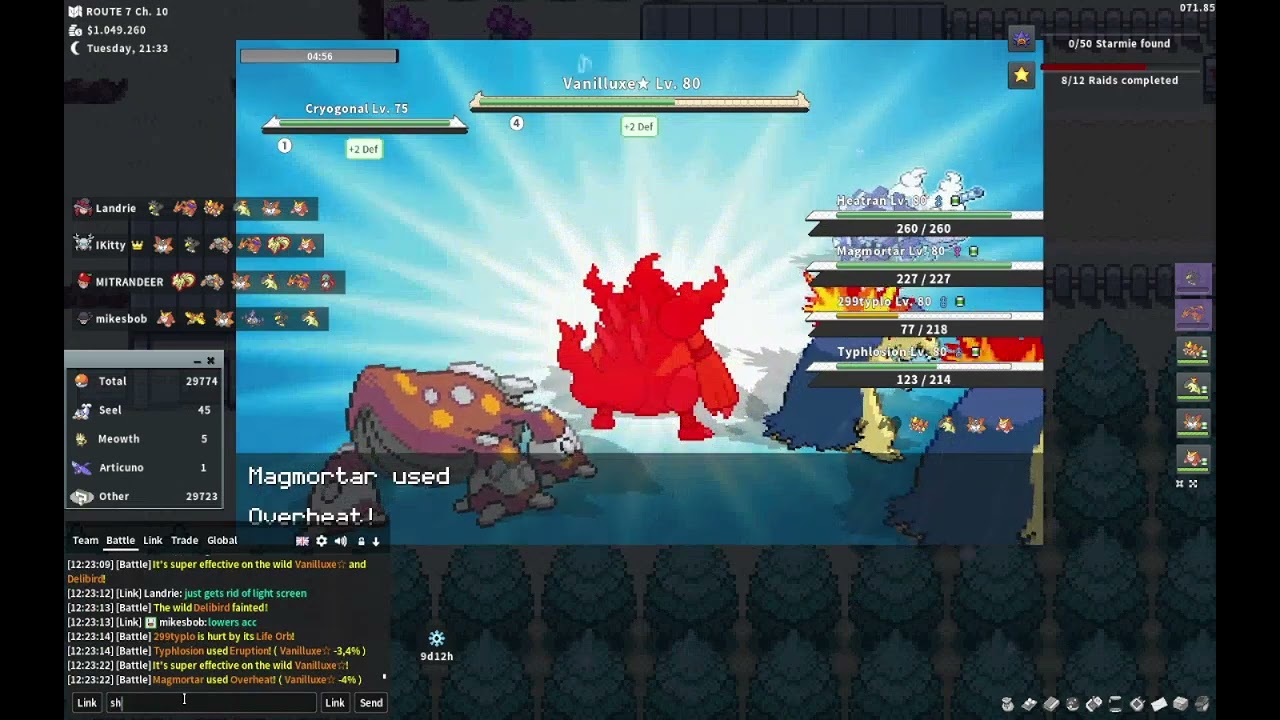 Alpha Vanilluxe Raid /// PokeMMO /// Xmas-Event 2025
