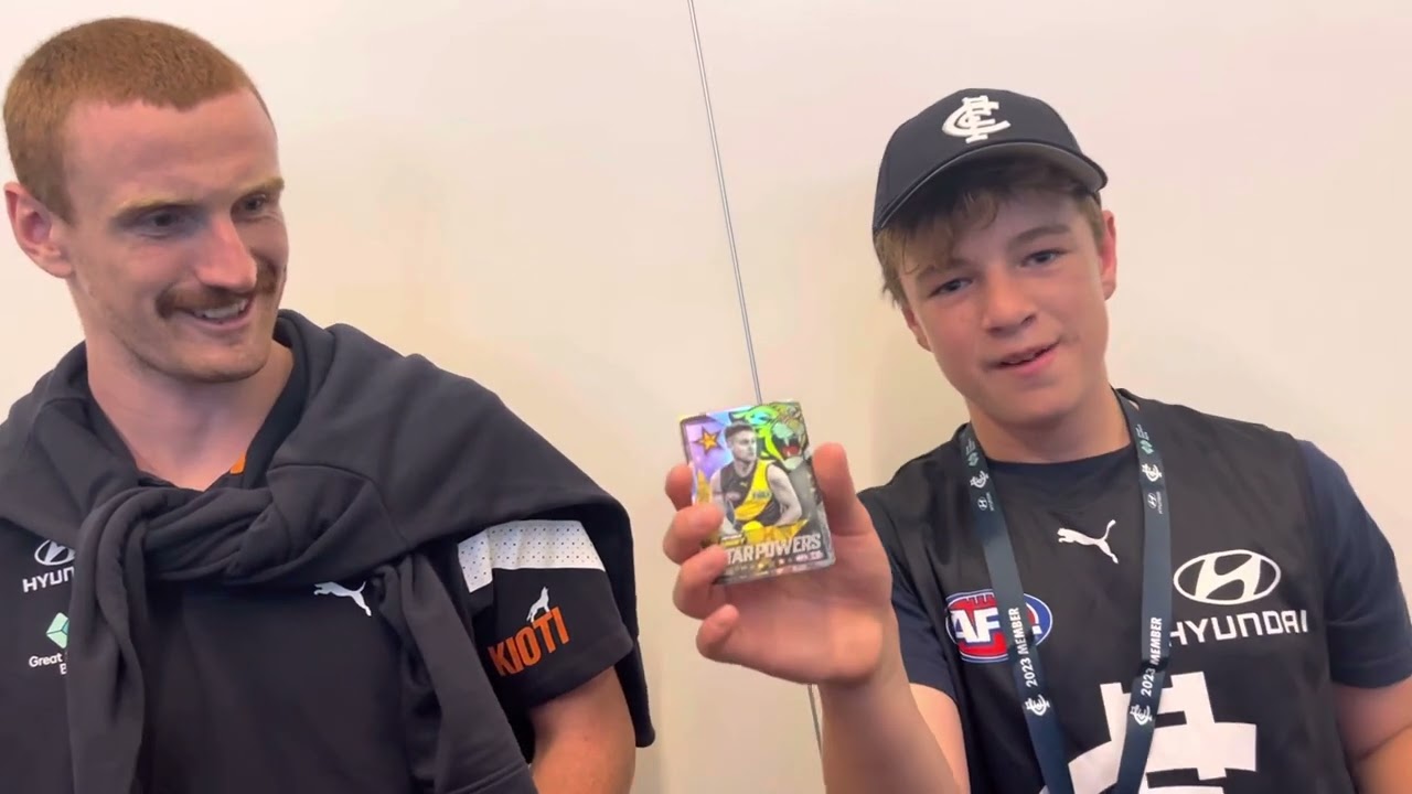 Interview with Matthew Cottrell + Footy Cards.