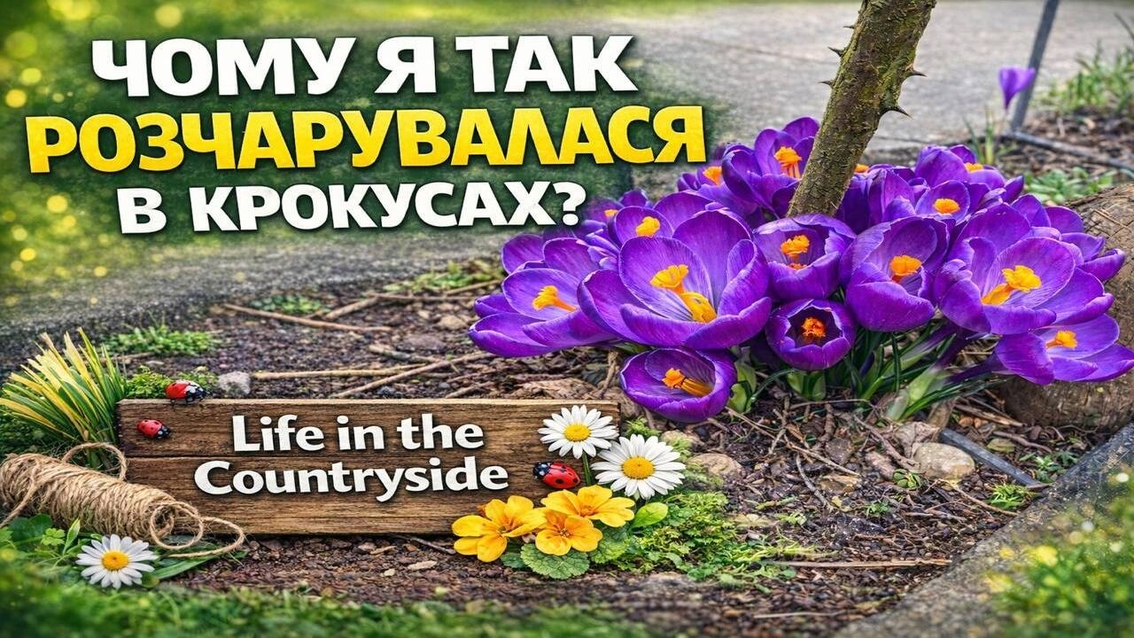 ЧОМУ Я ТАК РОЗЧАРУВАЛАСЯ В КРОКУСАХ?