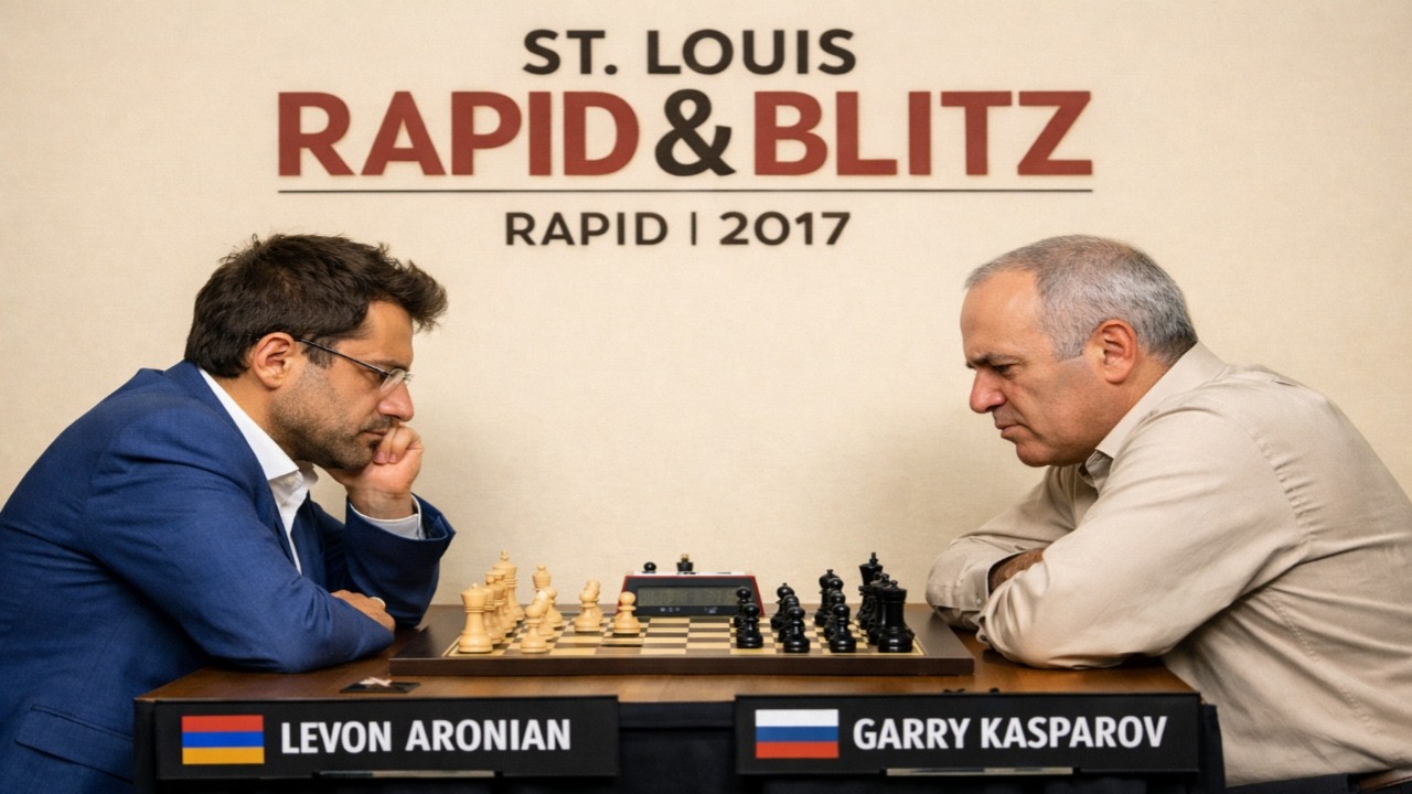 Levon Aronian vs Garry Kasparov - St. Louis Rapid & Blitz (Rapid), 2017