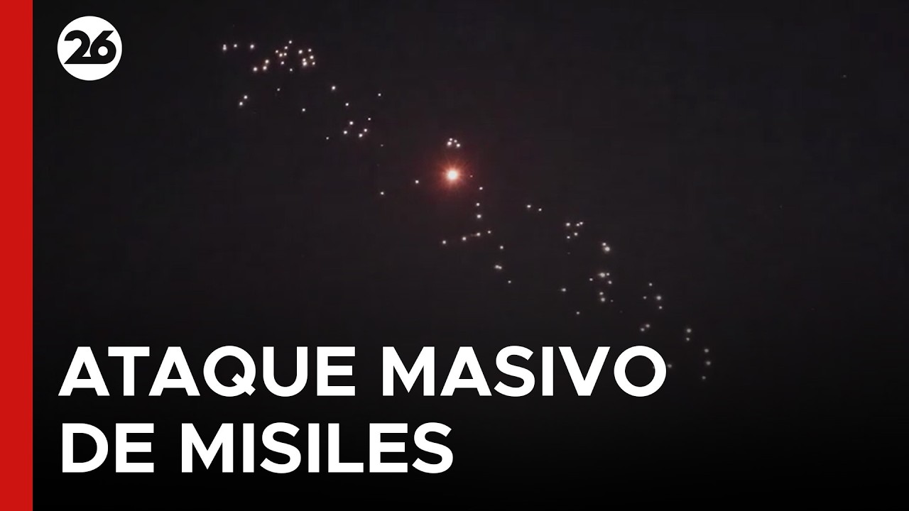 🚨 LLUVIA DE PROYECTILES | Irán lanza 12 andanadas contra Israel