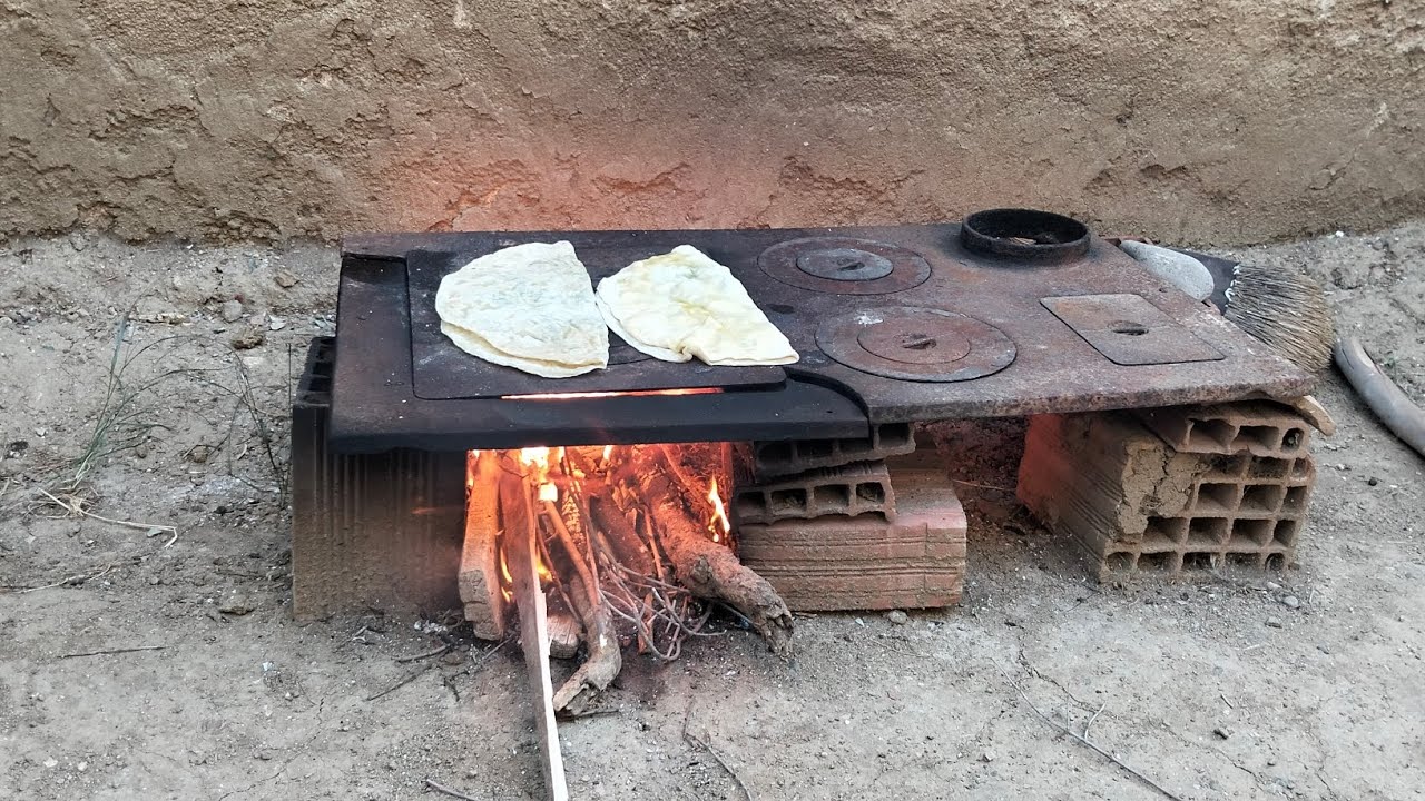 ODUN ATEŞİNDE EV YAPIMI GÖZLEME