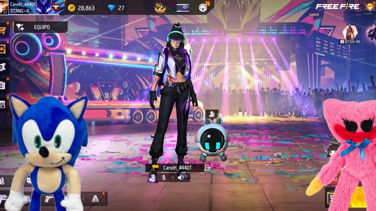 Kissi misi juega free fire XD 