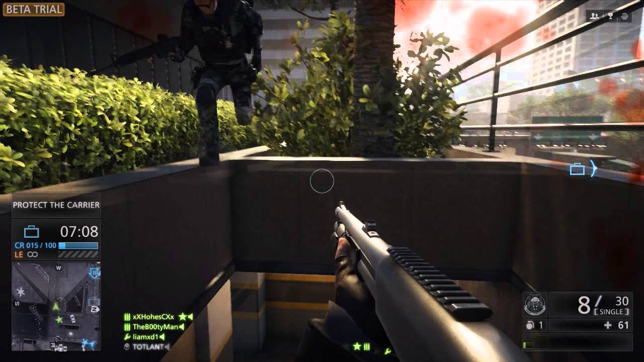 Battlefield Hardline Beta Funny Moments - Shotguns, Bats, and More!
