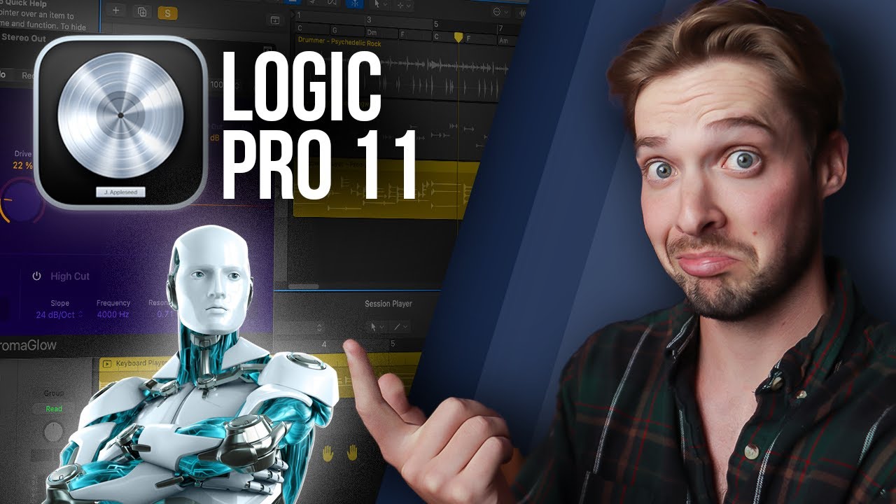 ИИ ЗАХВАТЫВАЕТ LOGIC PRO!! || Новое прохождение Logic Pro 11!