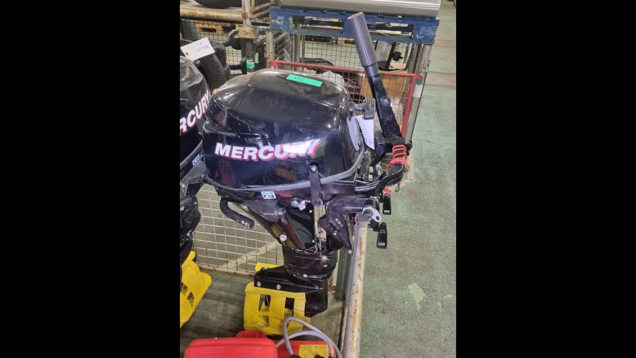 Mercury 9.9HP four stroke outboard motor - FOR SALE NOW VIA ONLINE AUCTION AT RAMCO UK