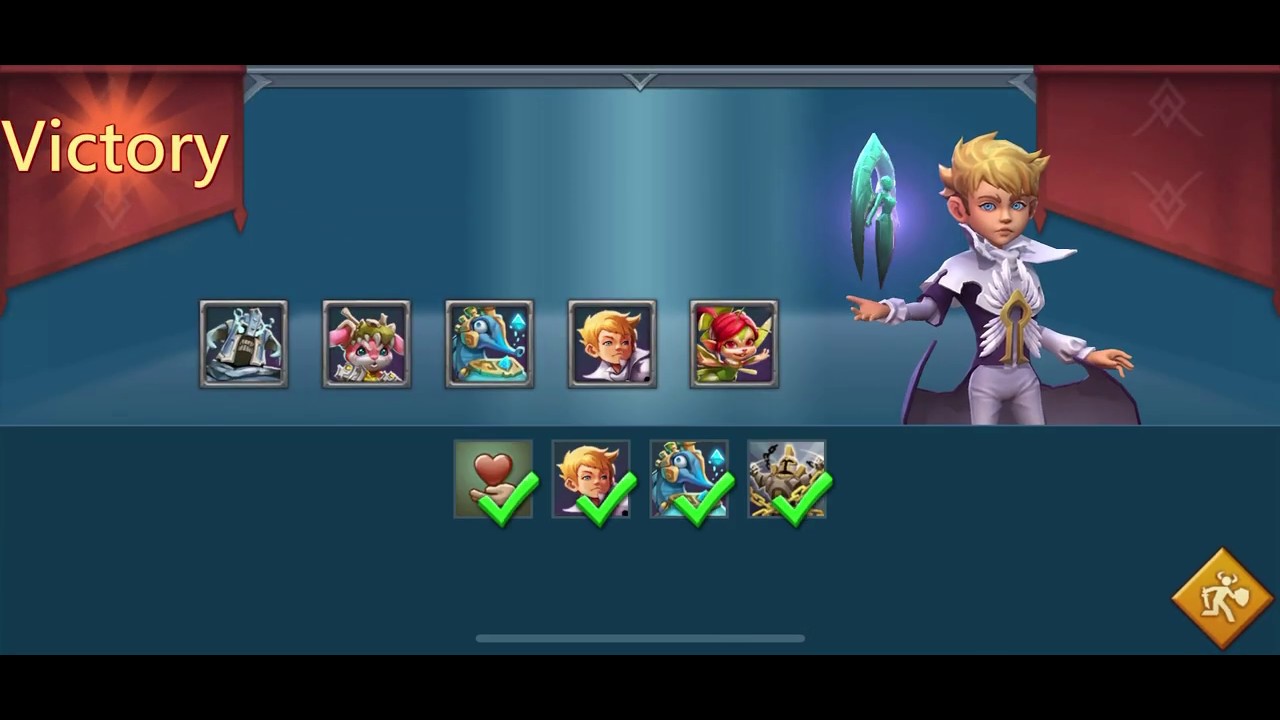 Jonas Dark Follower Event Stage 4 with Default Heroes (Lords Mobile)