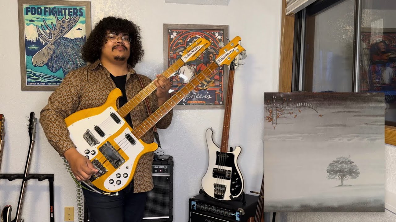 Genesis - In That Quiet Earth {Bass & 12 String Guitar Cover} Rickenbacker Doubleneck & Moog Taurus