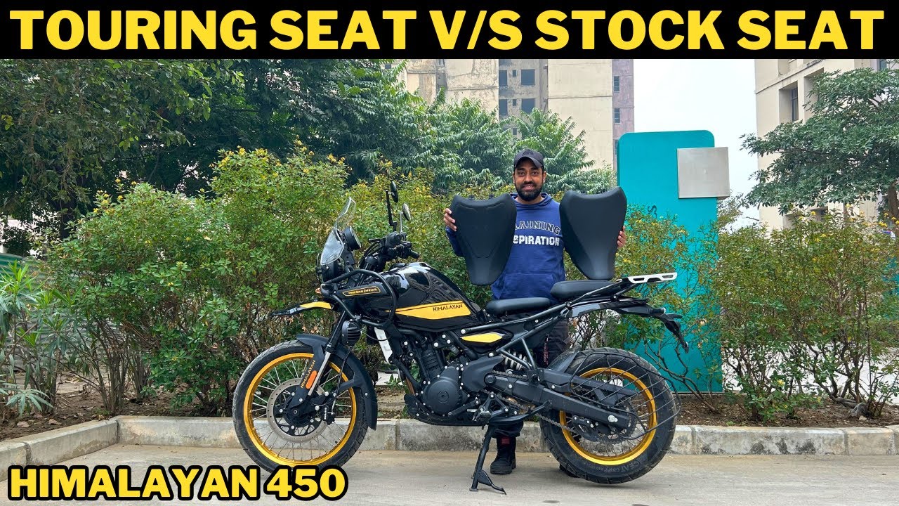 Himalayan 450 Adventure Touring Seat v/s Stock Seat | Which one you need@royalenfield