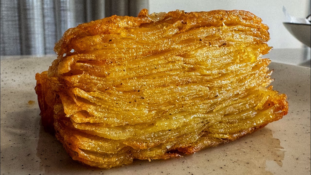 Batata frita em MIL FOLHAS!