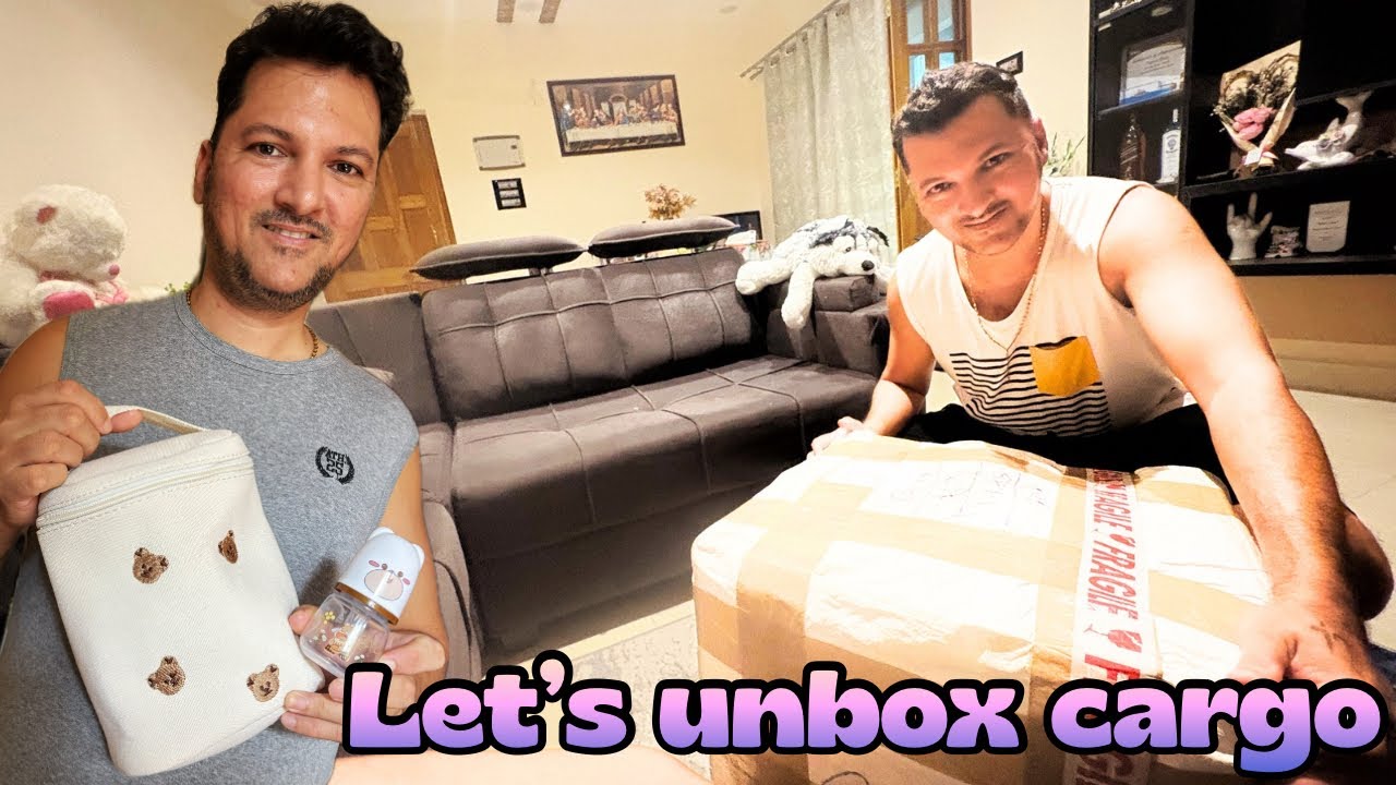 🤰Let’s Unbox The Cargo 📦 | Konkani Vlog | Spaina And Angelo 