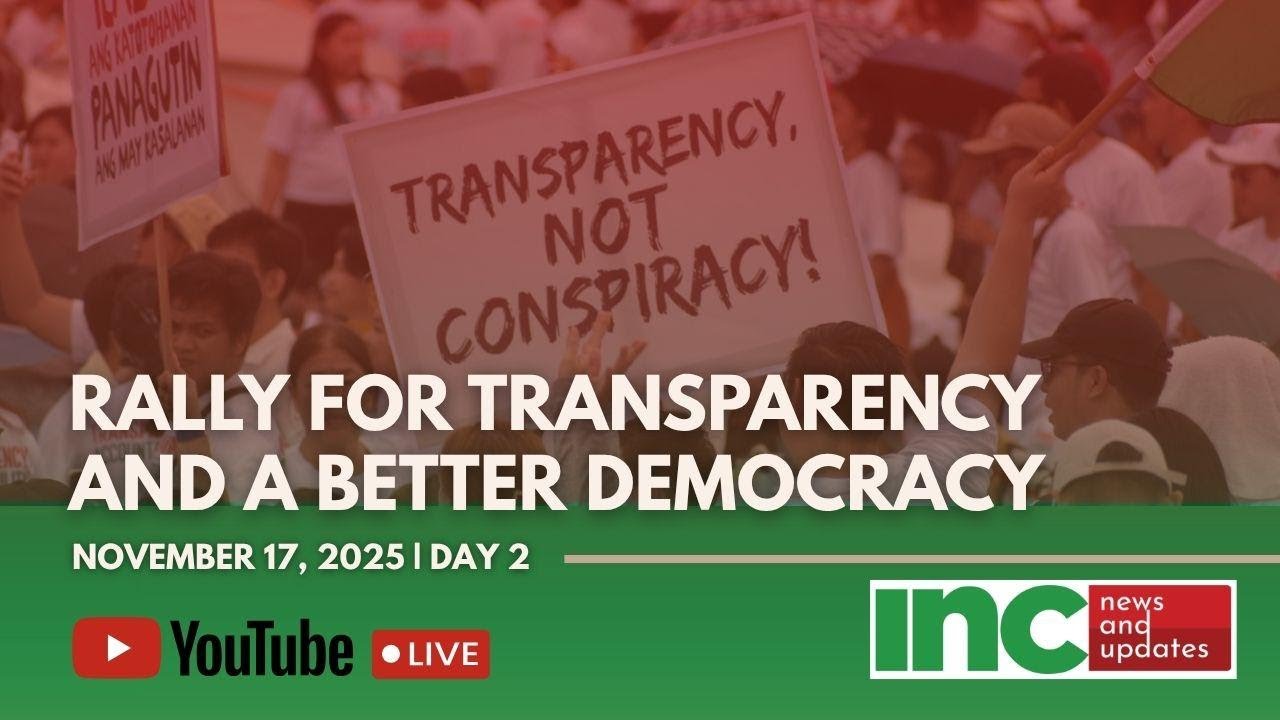 Rally For Transparency and a Better Democracy (November 17, 2025)