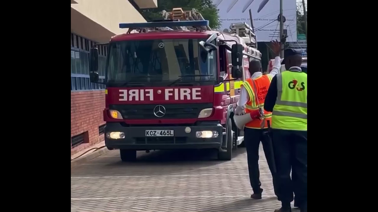 Fire drill conducted at Radio Africa group offices  by National Disaster Management Unit(NDMU)