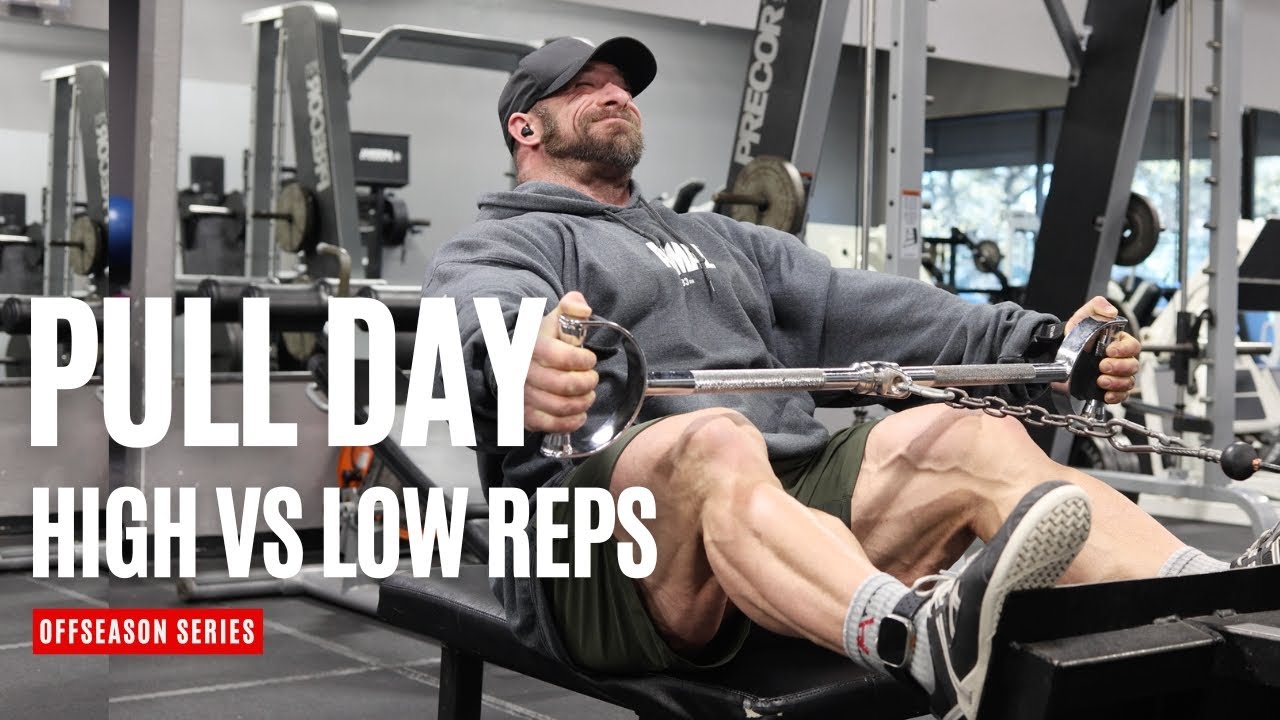 Pull Day // High vs Low Reps // Offseason Series: Episode 6